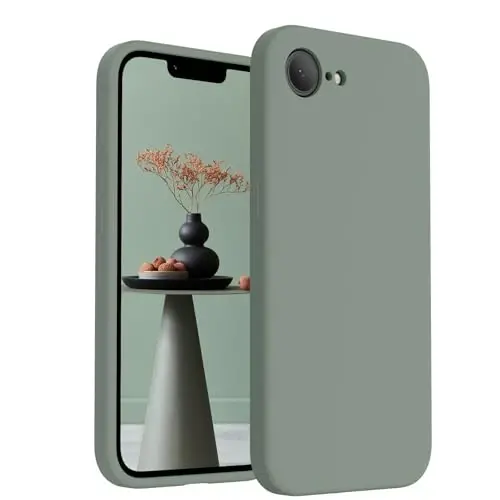 FireNova Magnetic for iPhone 17e Case/iPhone 16e Case, Compatible with MagSafe, [Silicone Camera Protection] Microfiber Lining Phone Case, 6.1