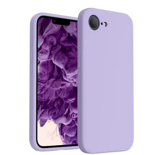 FireNova Magnetic for iPhone 17e Case/iPhone 16e Case, Compatible with MagSafe, [Silicone Camera Protection] Microfiber Lining Phone Case, 6.1