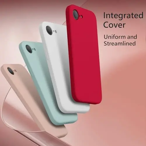 FireNova Magnetic for iPhone 17e Case/iPhone 16e Case, Compatible with MagSafe, [Silicone Camera Protection] Microfiber Lining Phone Case, 6.1
