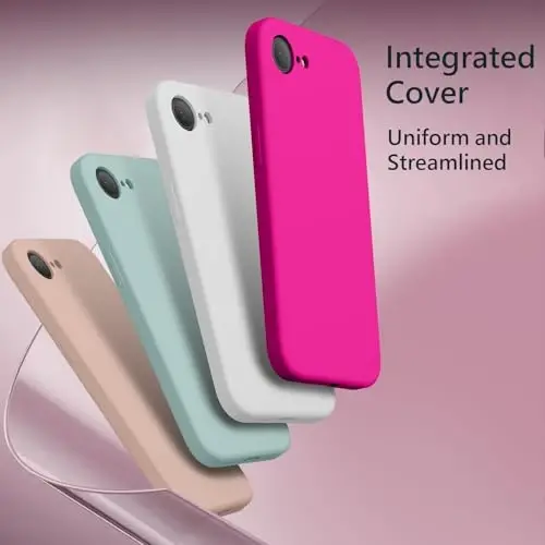 FireNova Magnetic for iPhone 17e Case/iPhone 16e Case, Compatible with MagSafe, [Silicone Camera Protection] Microfiber Lining Phone Case, 6.1