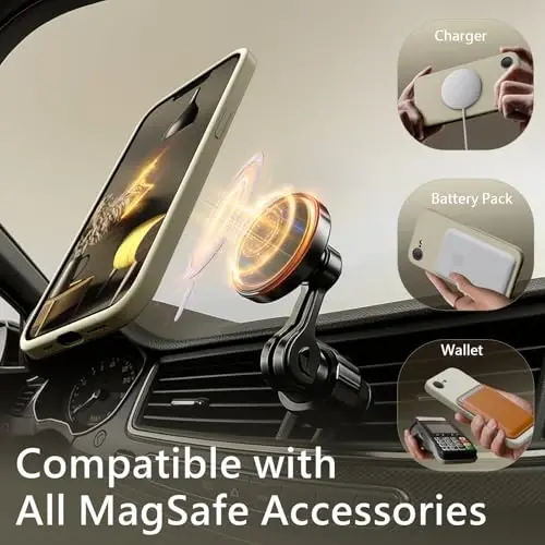 FireNova Magnetic for iPhone 17e Case/iPhone 16e Case, Compatible with MagSafe, [Silicone Camera Protection] Microfiber Lining Phone Case, 6.1