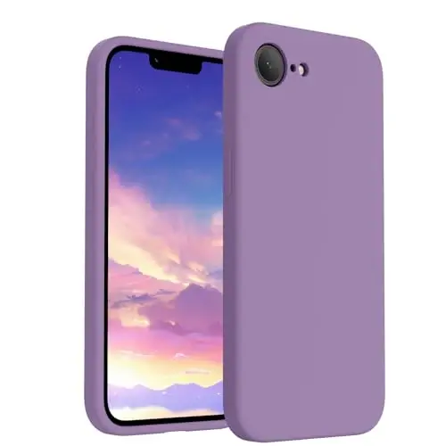 FireNova Magnetic for iPhone 17e Case/iPhone 16e Case, Compatible with MagSafe, [Silicone Camera Protection] Microfiber Lining Phone Case, 6.1