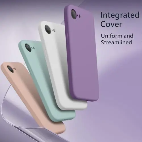 FireNova Magnetic for iPhone 17e Case/iPhone 16e Case, Compatible with MagSafe, [Silicone Camera Protection] Microfiber Lining Phone Case, 6.1