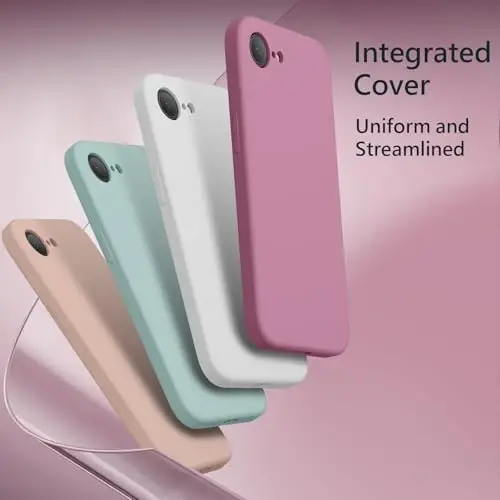 FireNova Magnetic for iPhone 17e Case/iPhone 16e Case, Compatible with MagSafe, [Silicone Camera Protection] Microfiber Lining Phone Case, 6.1