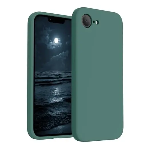 FireNova Magnetic for iPhone 17e Case/iPhone 16e Case, Compatible with MagSafe, [Silicone Camera Protection] Microfiber Lining Phone Case, 6.1