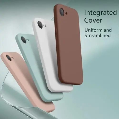 FireNova Magnetic for iPhone 17e Case/iPhone 16e Case, Compatible with MagSafe, [Silicone Camera Protection] Microfiber Lining Phone Case, 6.1