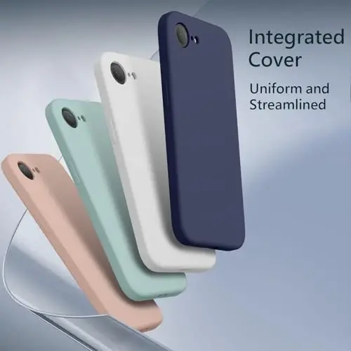 FireNova Magnetic for iPhone 17e Case/iPhone 16e Case, Compatible with MagSafe, [Silicone Camera Protection] Microfiber Lining Phone Case, 6.1