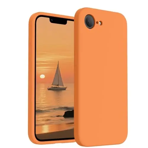 FireNova Magnetic for iPhone 17e Case/iPhone 16e Case, Compatible with MagSafe, [Silicone Camera Protection] Microfiber Lining Phone Case, 6.1