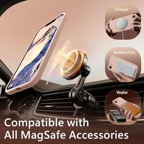FireNova Magnetic for iPhone 17e Case/iPhone 16e Case, Compatible with MagSafe, [Silicone Camera Protection] Microfiber Lining Phone Case, 6.1