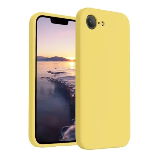 FireNova Magnetic for iPhone 17e Case/iPhone 16e Case, Compatible with MagSafe, [Silicone Camera Protection] Microfiber Lining Phone Case, 6.1