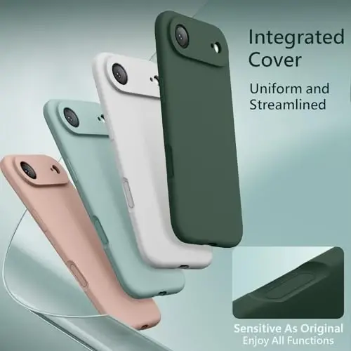 FireNova Magnetic for iPhone Air Case, Compatible with MagSafe, [Integrated Silicone Camera Control Button] [Camera Protection] Microfiber Lining Phone Case for iPhone 17 Air, 6.5