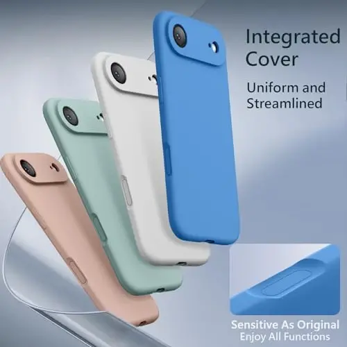 FireNova Magnetic for iPhone Air Case, Compatible with MagSafe, [Integrated Silicone Camera Control Button] [Camera Protection] Microfiber Lining Phone Case for iPhone 17 Air, 6.5