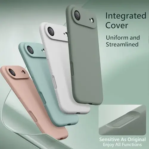 FireNova Magnetic for iPhone Air Case, Compatible with MagSafe, [Integrated Silicone Camera Control Button] [Camera Protection] Microfiber Lining Phone Case for iPhone 17 Air, 6.5