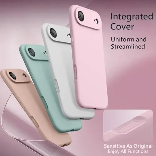 FireNova Magnetic for iPhone Air Case, Compatible with MagSafe, [Integrated Silicone Camera Control Button] [Camera Protection] Microfiber Lining Phone Case for iPhone 17 Air, 6.5