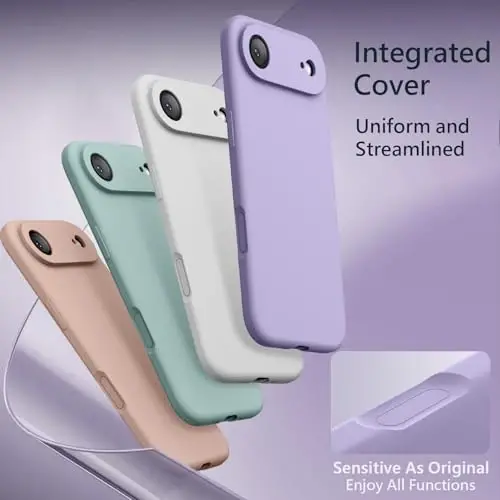 FireNova Magnetic for iPhone Air Case, Compatible with MagSafe, [Integrated Silicone Camera Control Button] [Camera Protection] Microfiber Lining Phone Case for iPhone 17 Air, 6.5