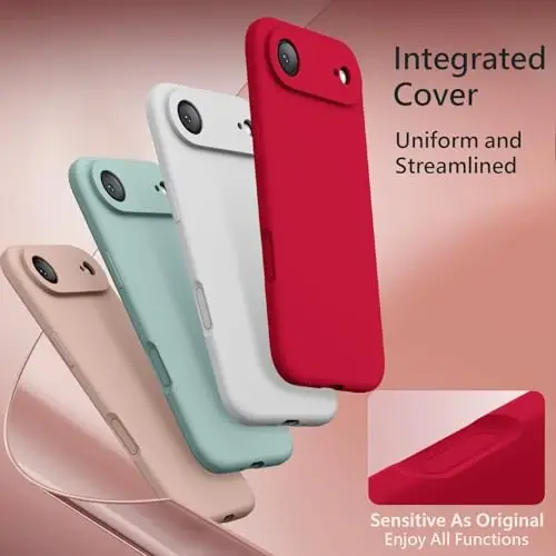FireNova Magnetic for iPhone Air Case, Compatible with MagSafe, [Integrated Silicone Camera Control Button] [Camera Protection] Microfiber Lining Phone Case for iPhone 17 Air, 6.5