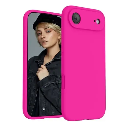 FireNova Magnetic for iPhone Air Case, Compatible with MagSafe, [Integrated Silicone Camera Control Button] [Camera Protection] Microfiber Lining Phone Case for iPhone 17 Air, 6.5