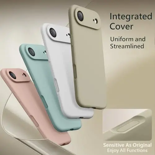 FireNova Magnetic for iPhone Air Case, Compatible with MagSafe, [Integrated Silicone Camera Control Button] [Camera Protection] Microfiber Lining Phone Case for iPhone 17 Air, 6.5