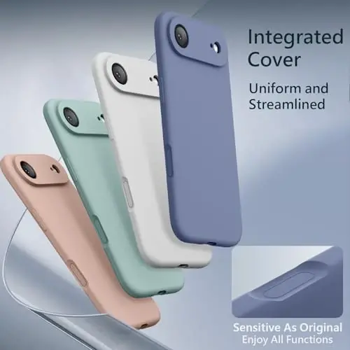 FireNova Magnetic for iPhone Air Case, Compatible with MagSafe, [Integrated Silicone Camera Control Button] [Camera Protection] Microfiber Lining Phone Case for iPhone 17 Air, 6.5