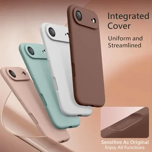 FireNova Magnetic for iPhone Air Case, Compatible with MagSafe, [Integrated Silicone Camera Control Button] [Camera Protection] Microfiber Lining Phone Case for iPhone 17 Air, 6.5