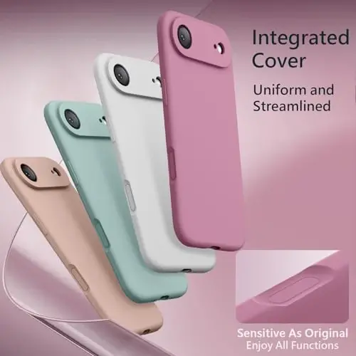 FireNova Magnetic for iPhone Air Case, Compatible with MagSafe, [Integrated Silicone Camera Control Button] [Camera Protection] Microfiber Lining Phone Case for iPhone 17 Air, 6.5