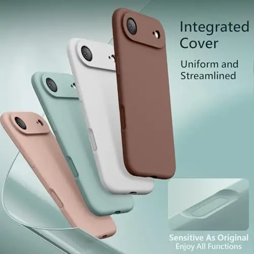 FireNova Magnetic for iPhone Air Case, Compatible with MagSafe, [Integrated Silicone Camera Control Button] [Camera Protection] Microfiber Lining Phone Case for iPhone 17 Air, 6.5