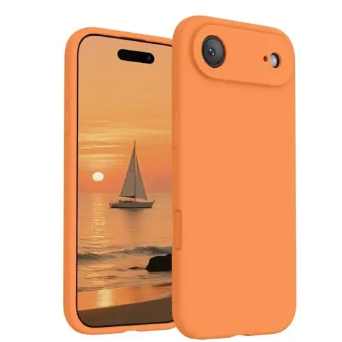 FireNova Magnetic for iPhone Air Case, Compatible with MagSafe, [Integrated Silicone Camera Control Button] [Camera Protection] Microfiber Lining Phone Case for iPhone 17 Air, 6.5