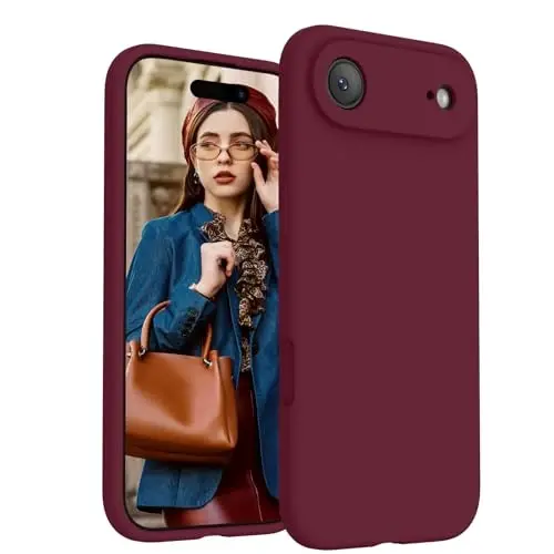 FireNova Magnetic for iPhone Air Case, Compatible with MagSafe, [Integrated Silicone Camera Control Button] [Camera Protection] Microfiber Lining Phone Case for iPhone 17 Air, 6.5