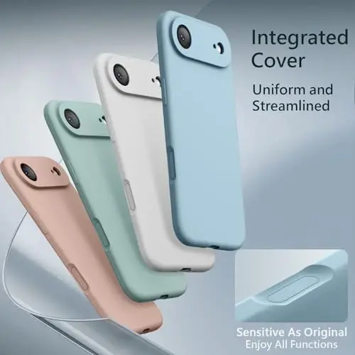 FireNova Magnetic for iPhone Air Case, Compatible with MagSafe, [Integrated Silicone Camera Control Button] [Camera Protection] Microfiber Lining Phone Case for iPhone 17 Air, 6.5