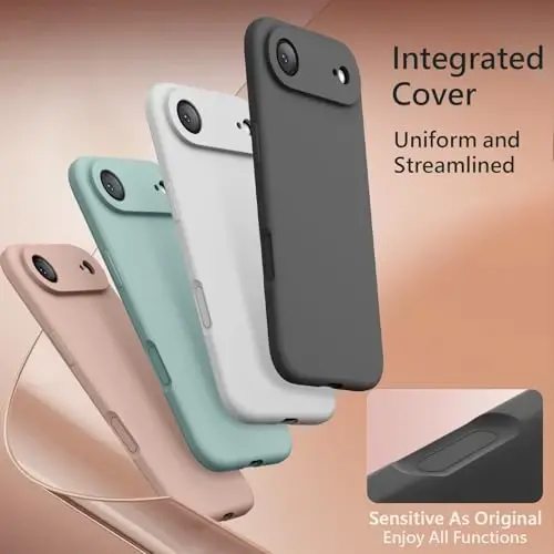 FireNova Magnetic for iPhone Air Case, Compatible with MagSafe, [Integrated Silicone Camera Control Button] [Camera Protection] Microfiber Lining Phone Case for iPhone 17 Air, 6.5