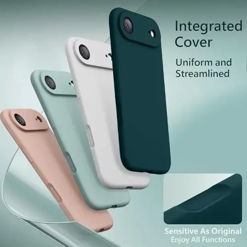 FireNova Magnetic for iPhone Air Case, Compatible with MagSafe, [Integrated Silicone Camera Control Button] [Camera Protection] Microfiber Lining Phone Case for iPhone 17 Air, 6.5