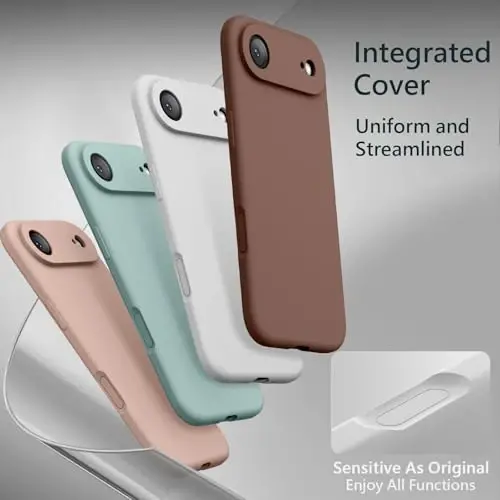 FireNova Magnetic for iPhone Air Case, Compatible with MagSafe, [Integrated Silicone Camera Control Button] [Camera Protection] Microfiber Lining Phone Case for iPhone 17 Air, 6.5