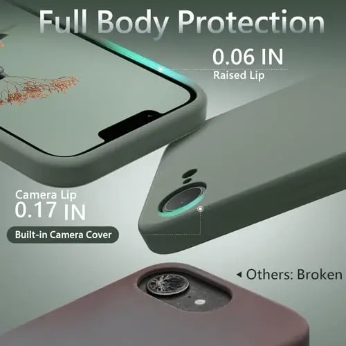 FireNova Magnetic için iPhone 17e Kılıfı/iPhone 16e Kılıfı, MagSafe ile uyumlu, [Silikon Kamera Koruması] Mikrofiber Astarlı Telefon Kılıfı, 6.1
