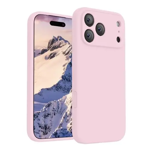 FireNova Magnetic iPhone 17 Pro uchun g‘ilof, MagSafe bilan mos, [O‘rnatilgan silikon kamera boshqaruv tugmasi] [Kamera himoyasi] Tirnalishga qarshi mikrofiber qoplamali telefon g‘ilofi, 6.3