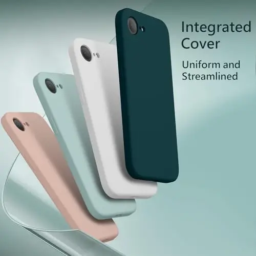 FireNova Magnetic iPhone 17e Case/iPhone 16e Case, MagSafe bilan mos, [Silikon kamera himoyasi] Mikrofiber qoplamali telefon g'ilofi, 6.1