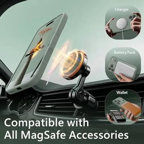 FireNova Manyetik iPhone 17 Pro Max Kılıfı, MagSafe ile Uyumlu, [Entegre Silikon Kamera Kontrol Düğmesi] [Kamera Koruması] Çizilmez Mikrofiber Astar Telefon Kılıfı, 6,9
