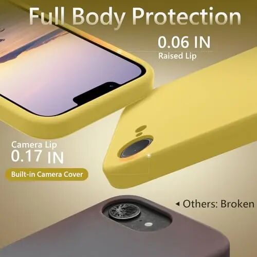 FireNova Magnetic for iPhone 17e Case/iPhone 16e Case, Compatible with MagSafe, [Silicone Camera Protection] Microfiber Lining Phone Case, 6.1
