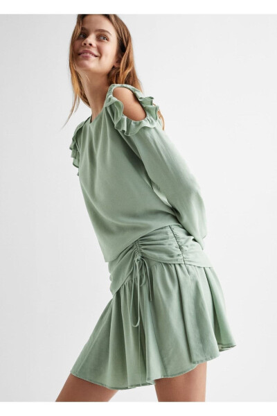 Fırfırlı Bluz - 6