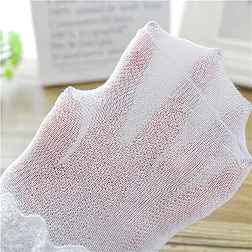 Ruffle Socks - Frilly Lace Gifts, Lace Socks For Newborn Infant Toddler Kids Girl 