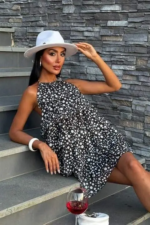 Fırfırlı Şifon Ko'ylak 2905-08 - 9