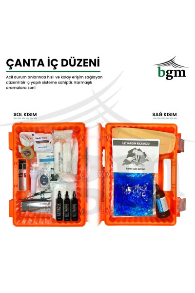 First Aid Kit Medicine Cabinet Emergency Response Kit Comprehensive Content - 3