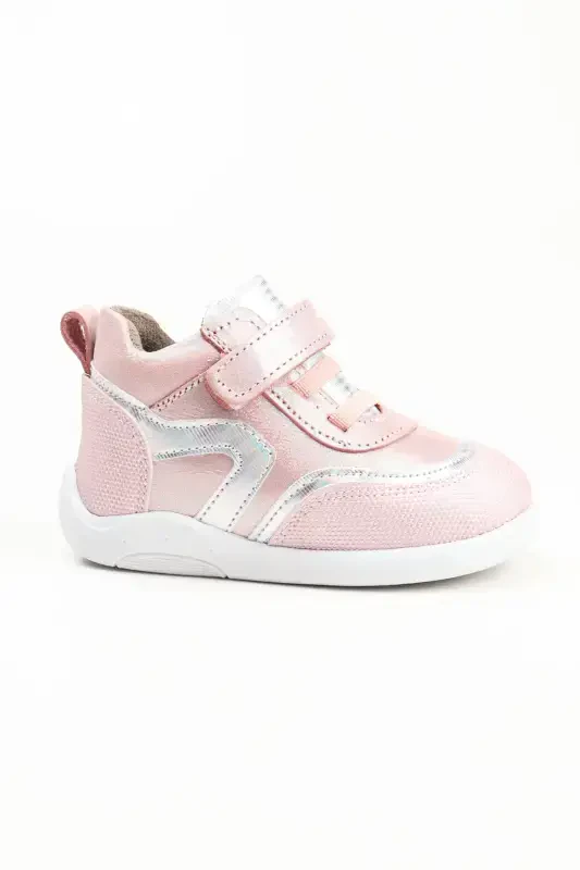 First Step Baby Girl Orthopedic Winter Shoes First Step Baby Girl Shiny Pink Color-Pink - 2