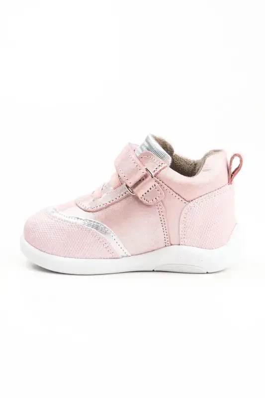 First Step Baby Girl Orthopedic Winter Shoes First Step Baby Girl Shiny Pink Color-Pink - 3