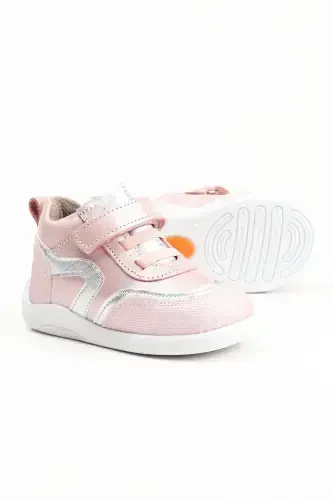First Step Baby Girl Orthopedic Winter Shoes First Step Baby Girl Shiny Pink Color-Pink - 4