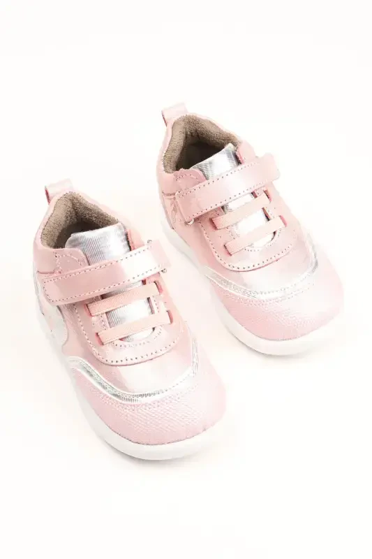First Step Baby Girl Orthopedic Winter Shoes First Step Baby Girl Shiny Pink Color-Pink - 5