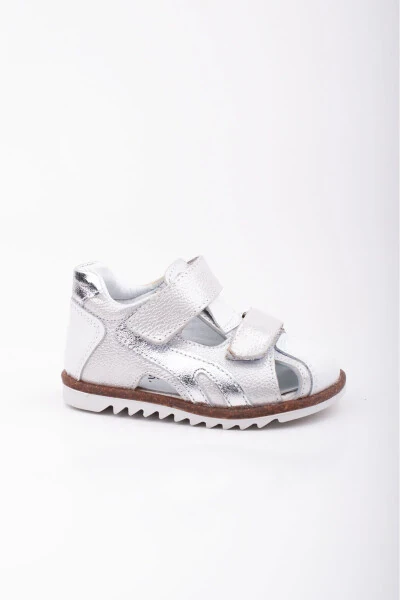 First Step Baby Girl Sandal Genuine Leather Baby Girl Orthopedic Sandal - SÜPERLAND (1)