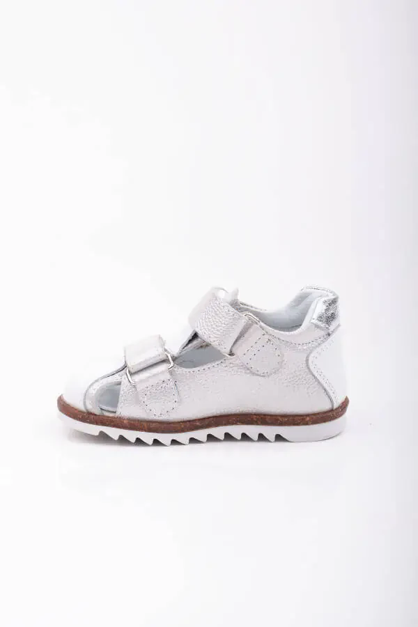 First Step Baby Girl Sandal Genuine Leather Baby Girl Orthopedic Sandal - 3