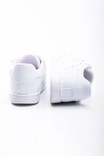 First Step Shoe Unisex Baby Boy Girl First Walker Shoes Orthopedic First Step Shoe-White Plain - 7
