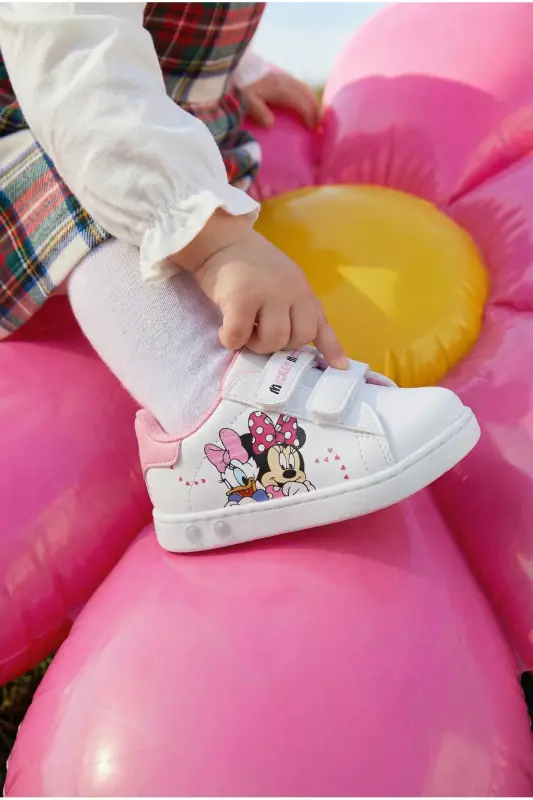First Step Shoes Baby Girl First Step Shoes Orthopedic First Step Shoes Lighted Mickey Mouse - 2