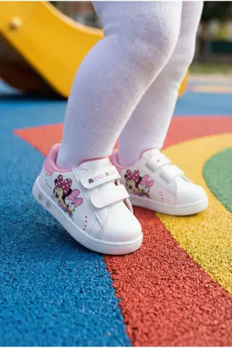 First Step Shoes Baby Girl First Step Shoes Orthopedic First Step Shoes Lighted Mickey Mouse - 3